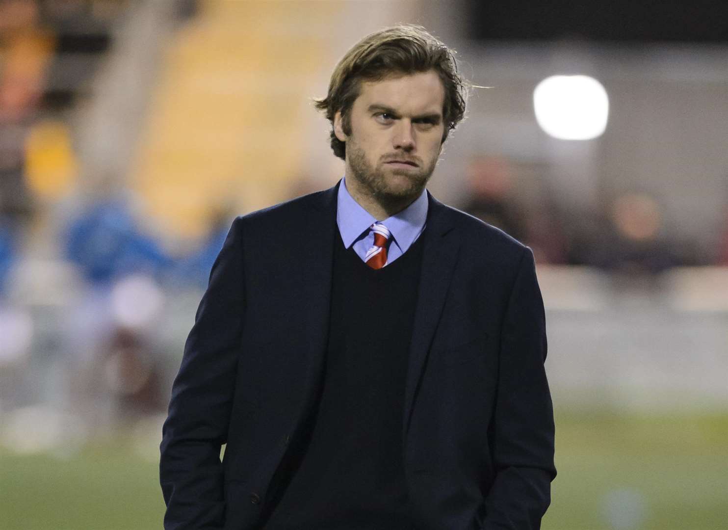 Ebbsfleet manager Daryl McMahon Picture: Andy Payton