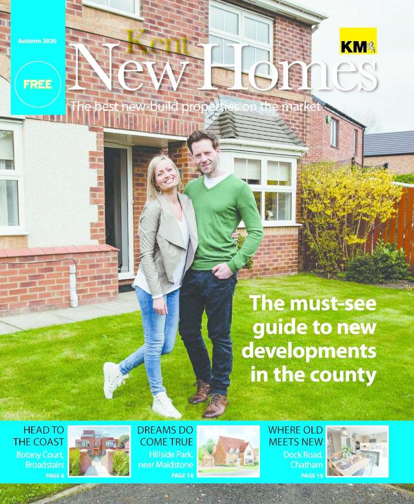 You will find Kent New Homes inside your local KM Media Group newspaper