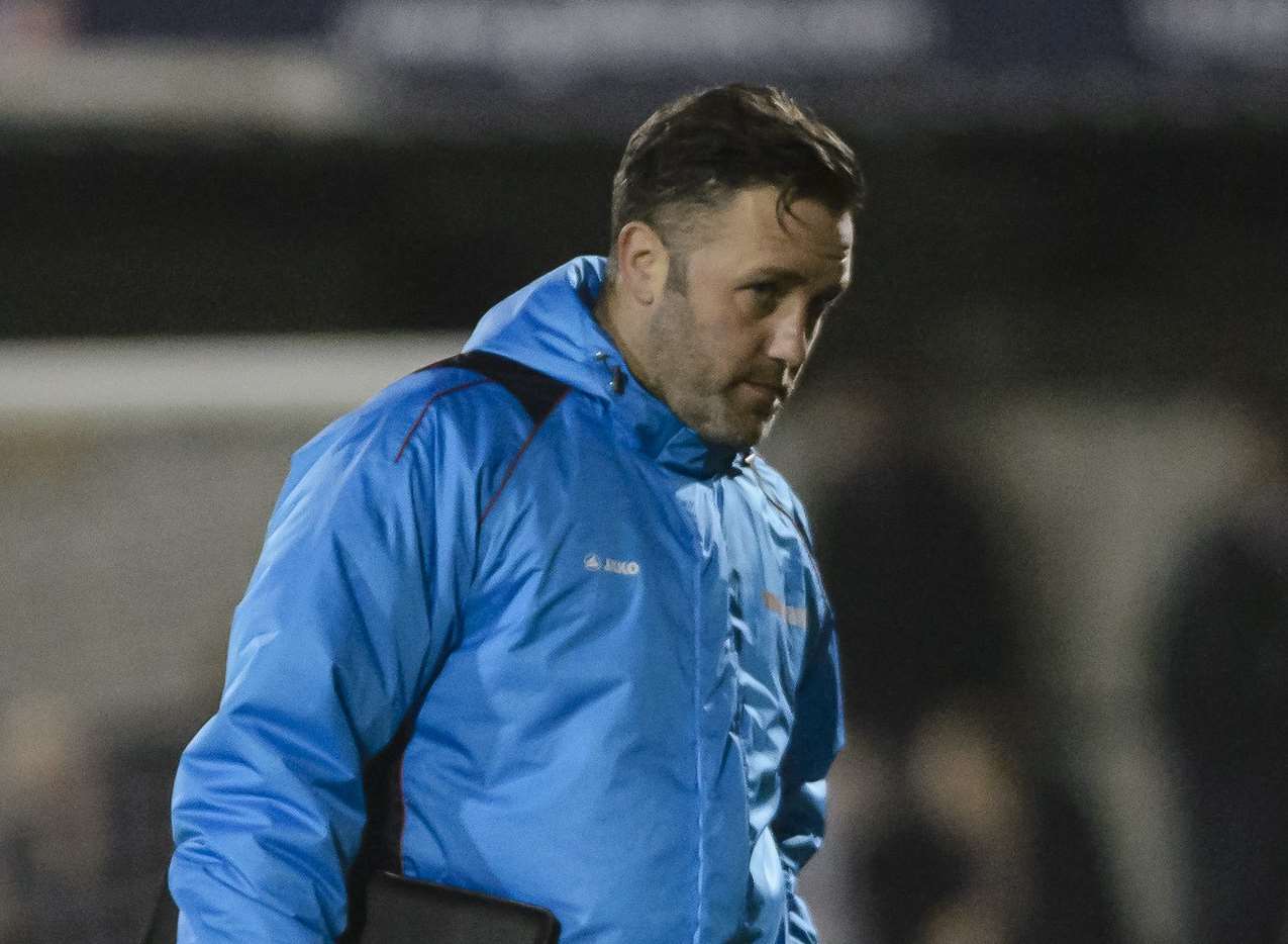 Maidstone United manager Jay Saunders Picture: Andy Payton