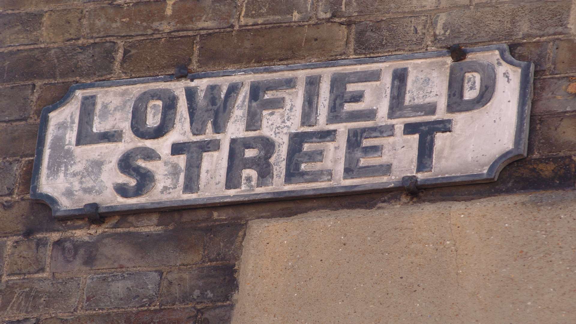 The street sign