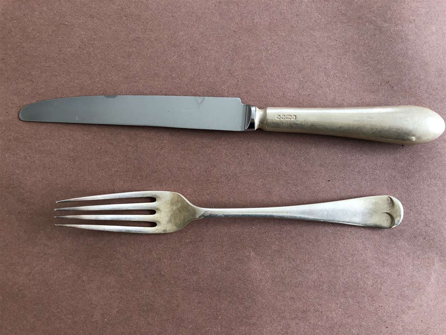 Image of cutlery taken in the break-in. Picture: Kent Police