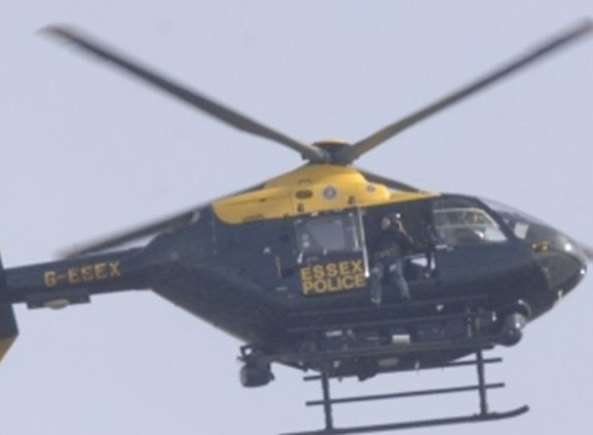 Police scrambled a helicopter as they sought to stop Sean Whitlock