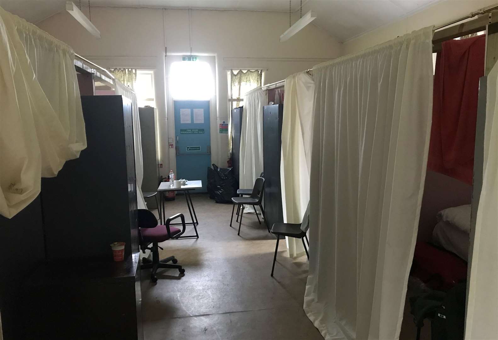 Inside Napier Barracks in Folkestone, where asylum seekers have been living. Picture: Independent Chief Inspector of Borders and Immigration