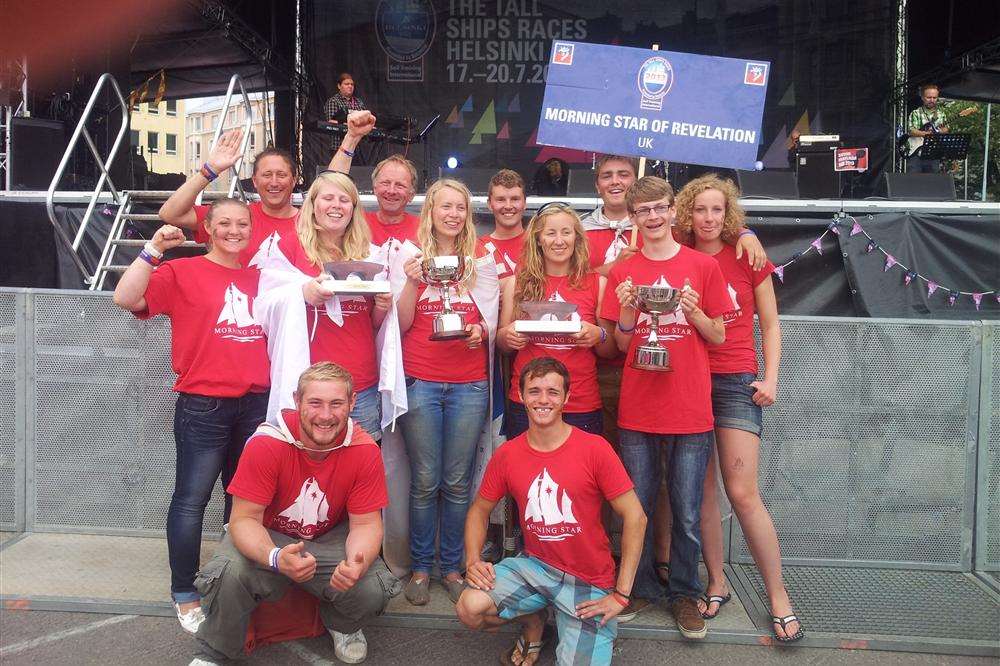 The winning Helsinki crew