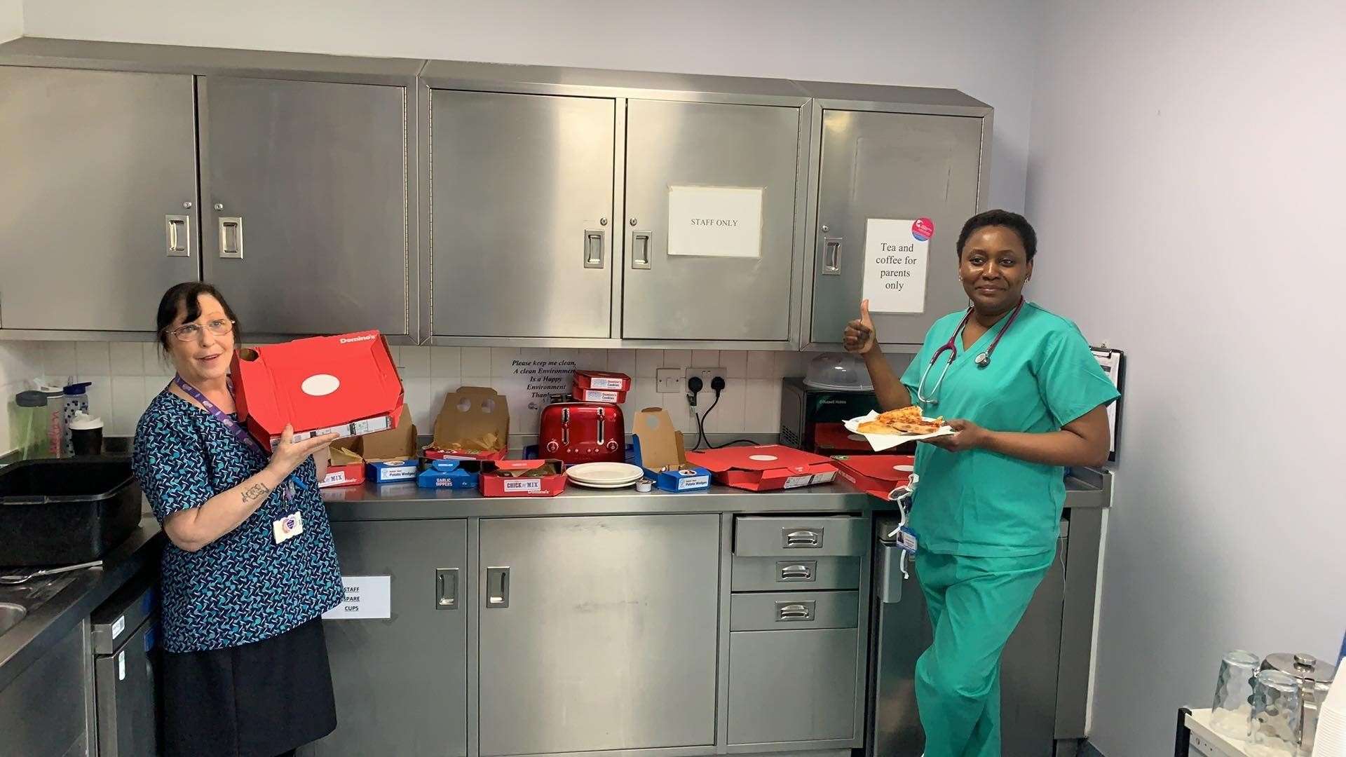 Tara Biggs has helped raise more than £4,000 to feed the hard-working staff at Darent Valley Hospital. Picture: Darent Valley Hospital, Facebook