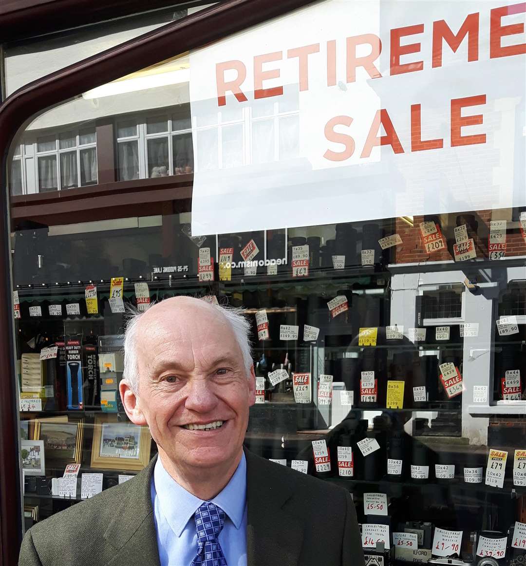 Ivan White is retiring having worked at the shop since 1967