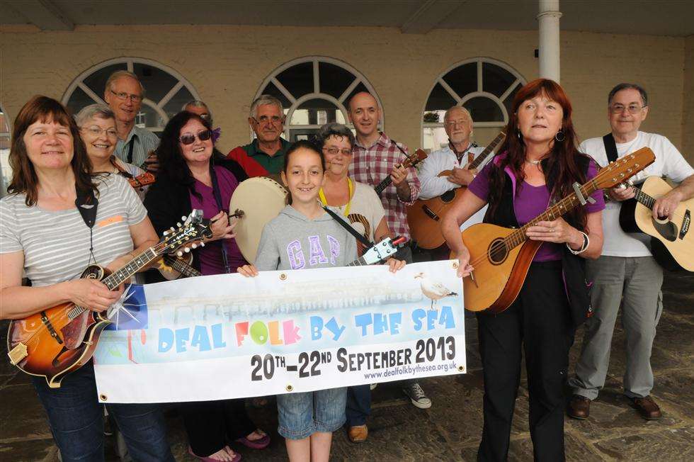 Saturday's Folk By The Sea launch at Deal Town Hall