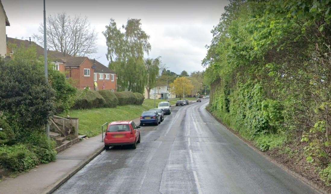 Kent Police were called to a disturbance in Love Lane, Faversham, which led to two arrests after a woman was taken to hospital. Picture: Google Street View