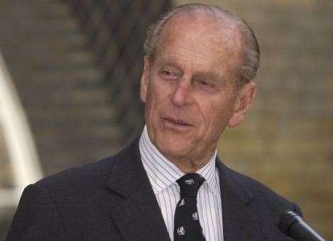 The Duke of Edinburgh during a visit to the Dover Cruise Terminal in 2006