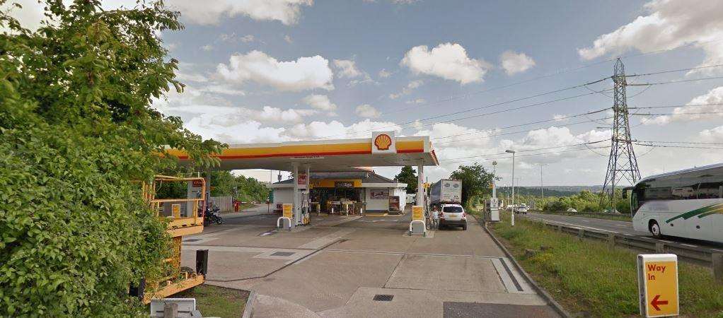 The Shell garage on Blue Bell Hill. Picture: Google Street View