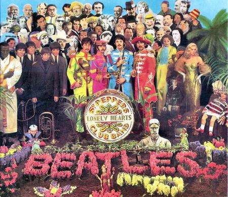 The cover to the Beatles' Sgt Pepper's Lonely Hearts Club Band