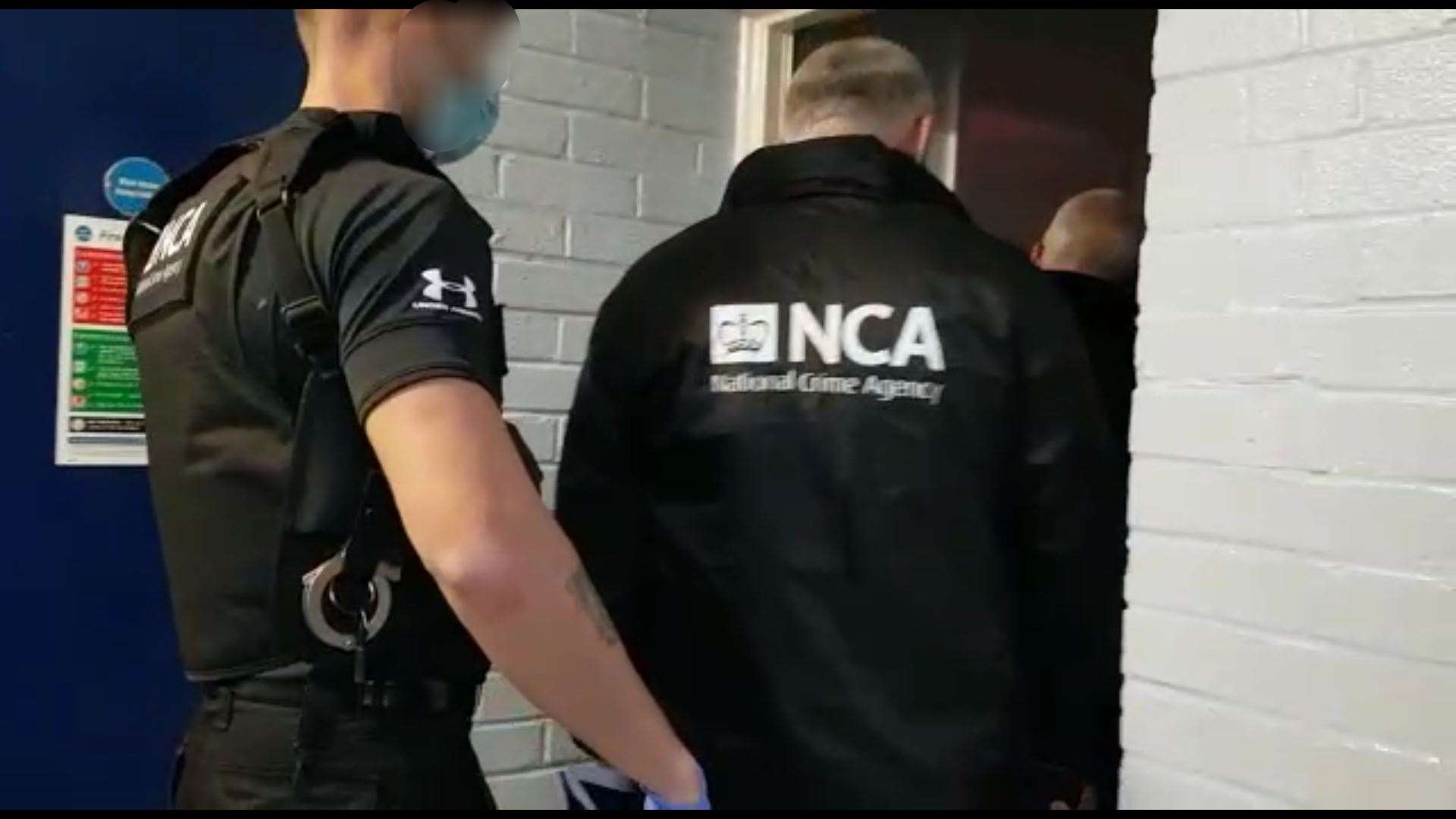 NCA officers during an investigation. Picture: NCA