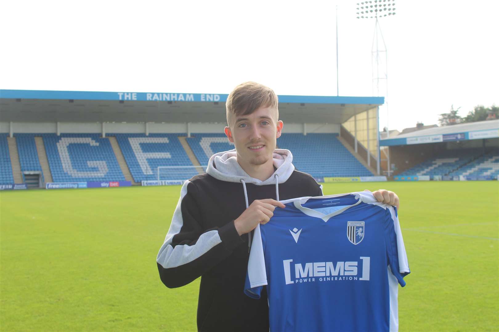 Josh Eccles has signed on loan for Gillingham Picture: GFC (42298150)