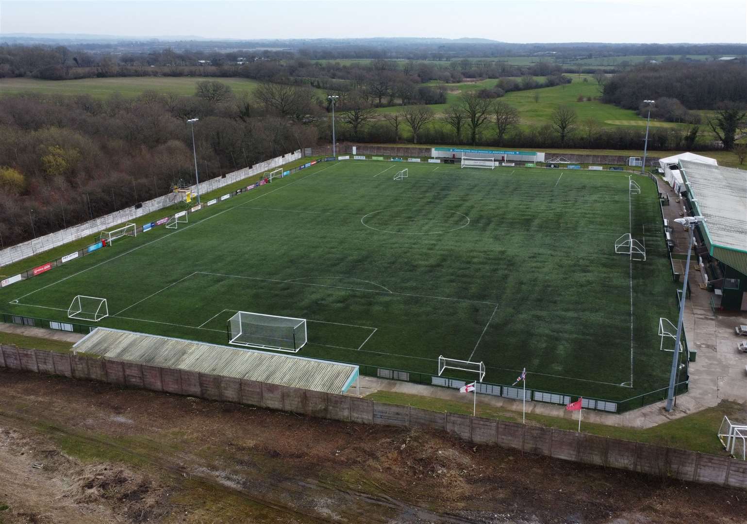 The current artificial 3G pitch is set to be replaced. Picture: Barry Goodwin