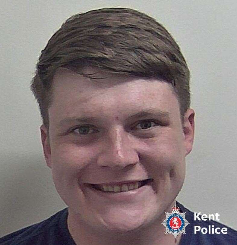 Zak Burr has been jailed for two years and eight months. Picture: Kent Police