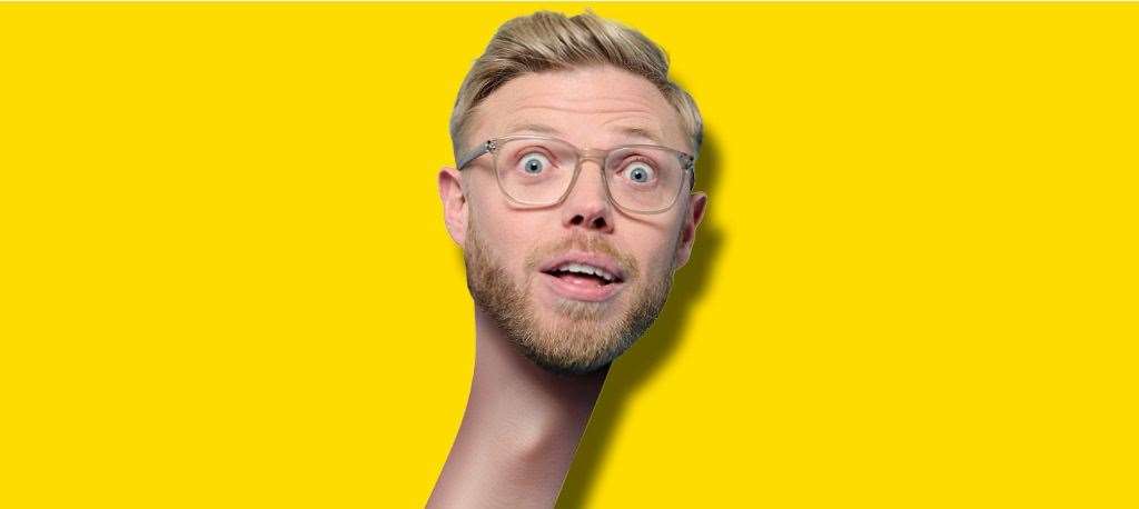 Rob Beckett is taking his new show, Giraffe, on tour – including three Kent dates. Picture: Supplied by Emery PR