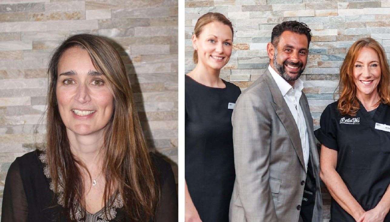 The Bella Vou team, left to right: Dr Gail Ball (MBBS, MRCGP, DRCOG), Lesley (Clinical Nurse Specialist), Amir Nakhdjevani (MBBS, MRCS, FRCS [Plast.] Consultant Plastic Surgeon) and Joy (Operating Department Practitioner).