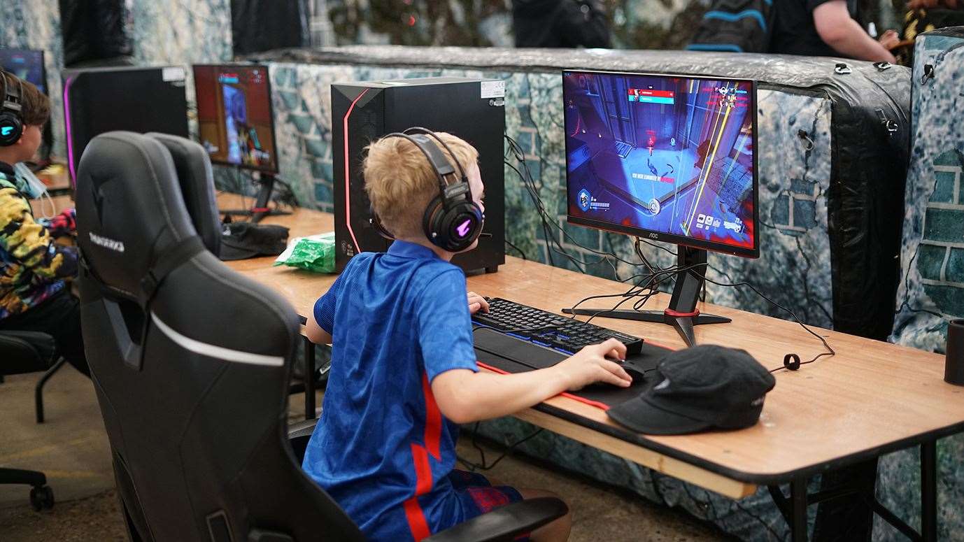 Kids can try their hand at both new and old games. Picture: Historic Dockyard Chatham