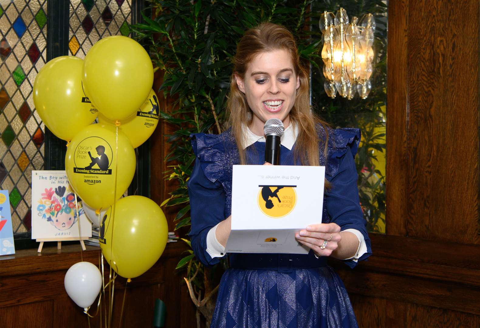 Beatrice noted the importance of literacy to the Queen while speaking at the event (Jonathan Hordle/PA)