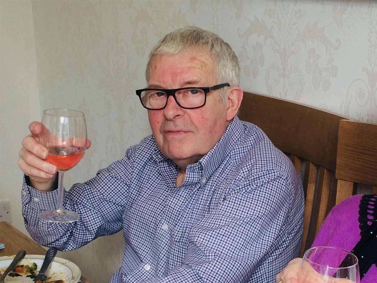 Robert Purser, 80, died after contracting Covid-19 at Medway Maritime Hospital. Picture: Amanda Baker