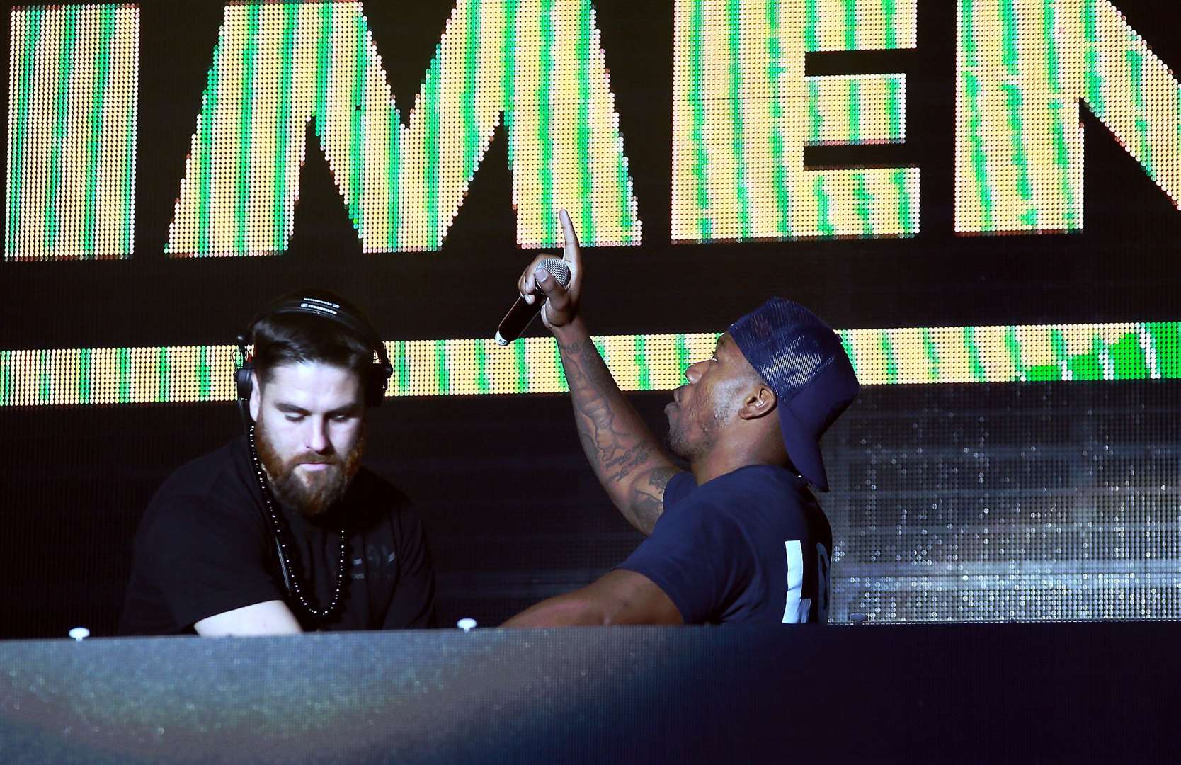 Rudimental DJed their tracks and remixed pop classics. Picture: Phil Lee