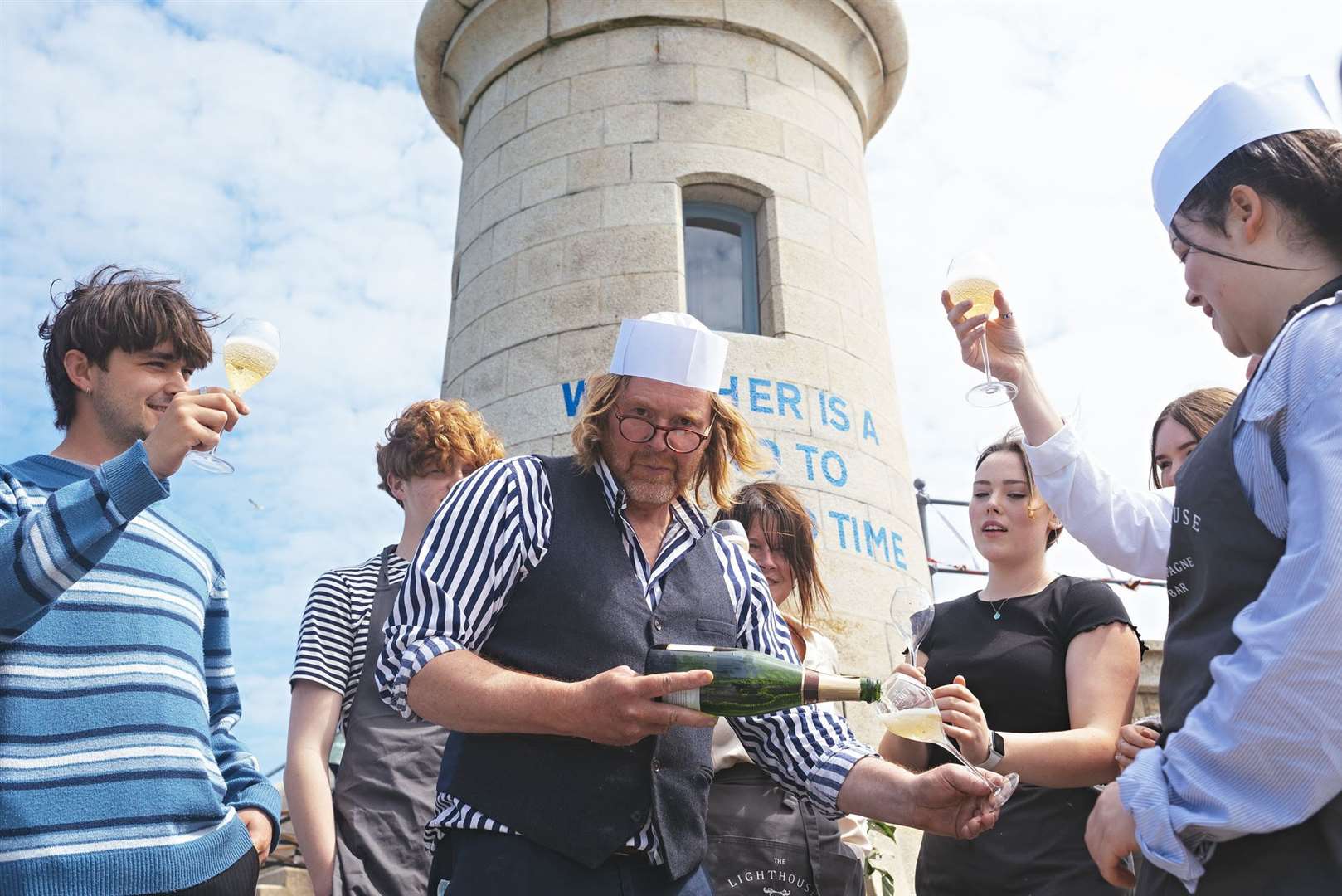 Raise a glass at The Lighthouse Champagne Bar. Photo: Folkestone Harbour and Seafront Development Company