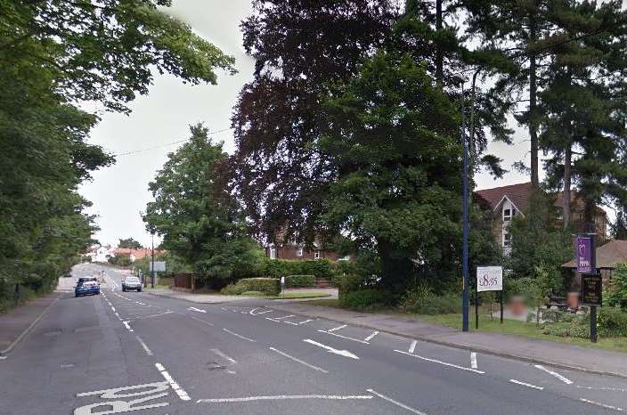 The road works are taking place close to The Pippin in the London Road. Picture: Google Maps