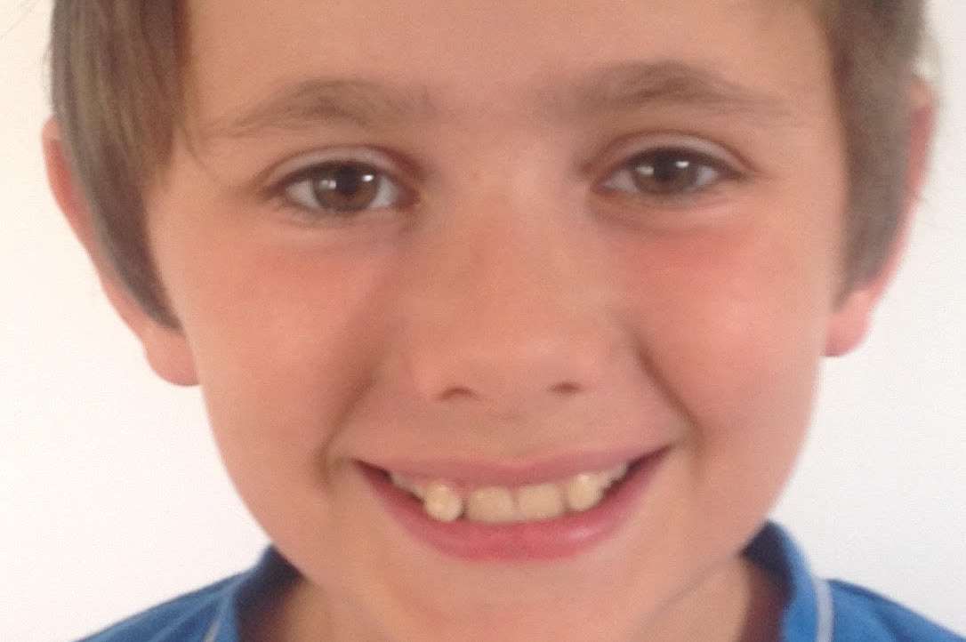 Tom Wiseman, 10. He will have his head shaved for cancer teenager Kelly Turner.