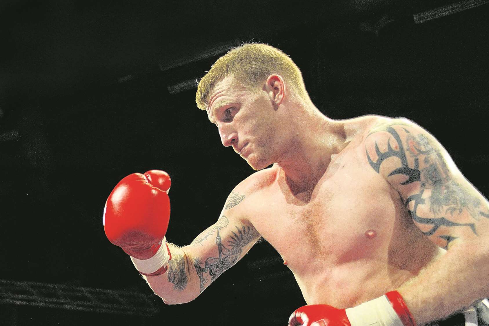 Heavyweight boxer Tom Dallas Picture: Barry Goodwin
