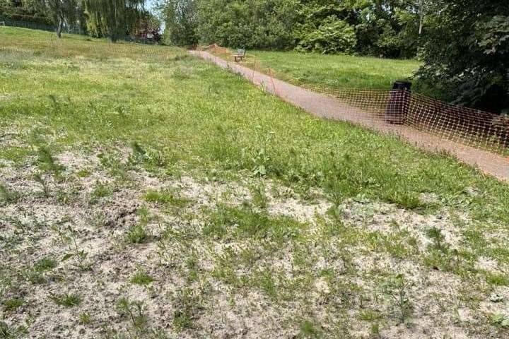 Residents claim the meadows at Worcester Park near Greenhithe have not been planned properly