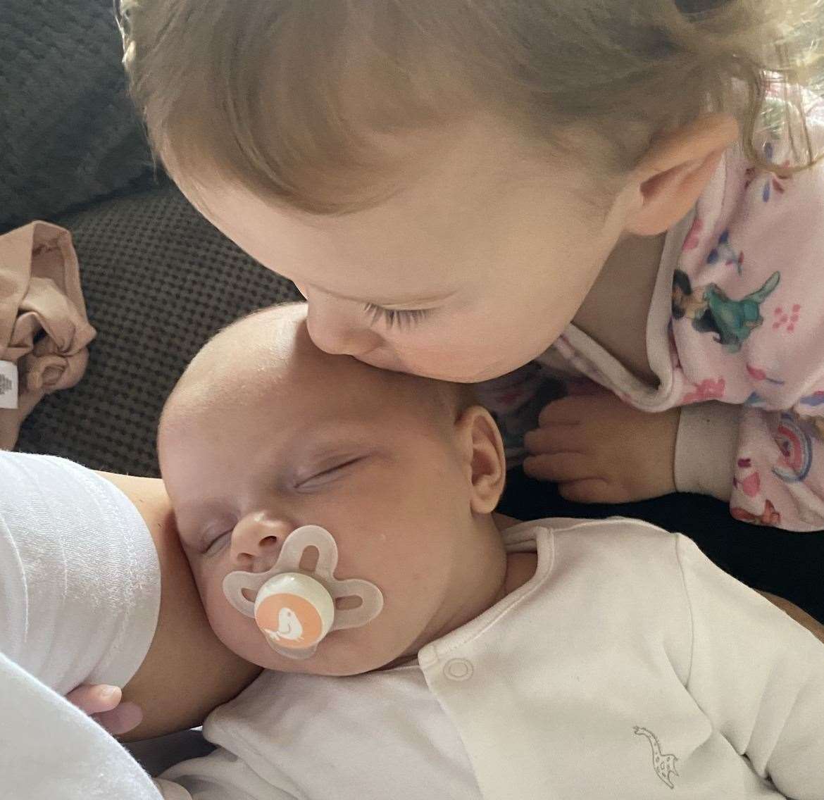 Sophie Collins' daughters, Delilah and Daisy Pic: Sophie Collins