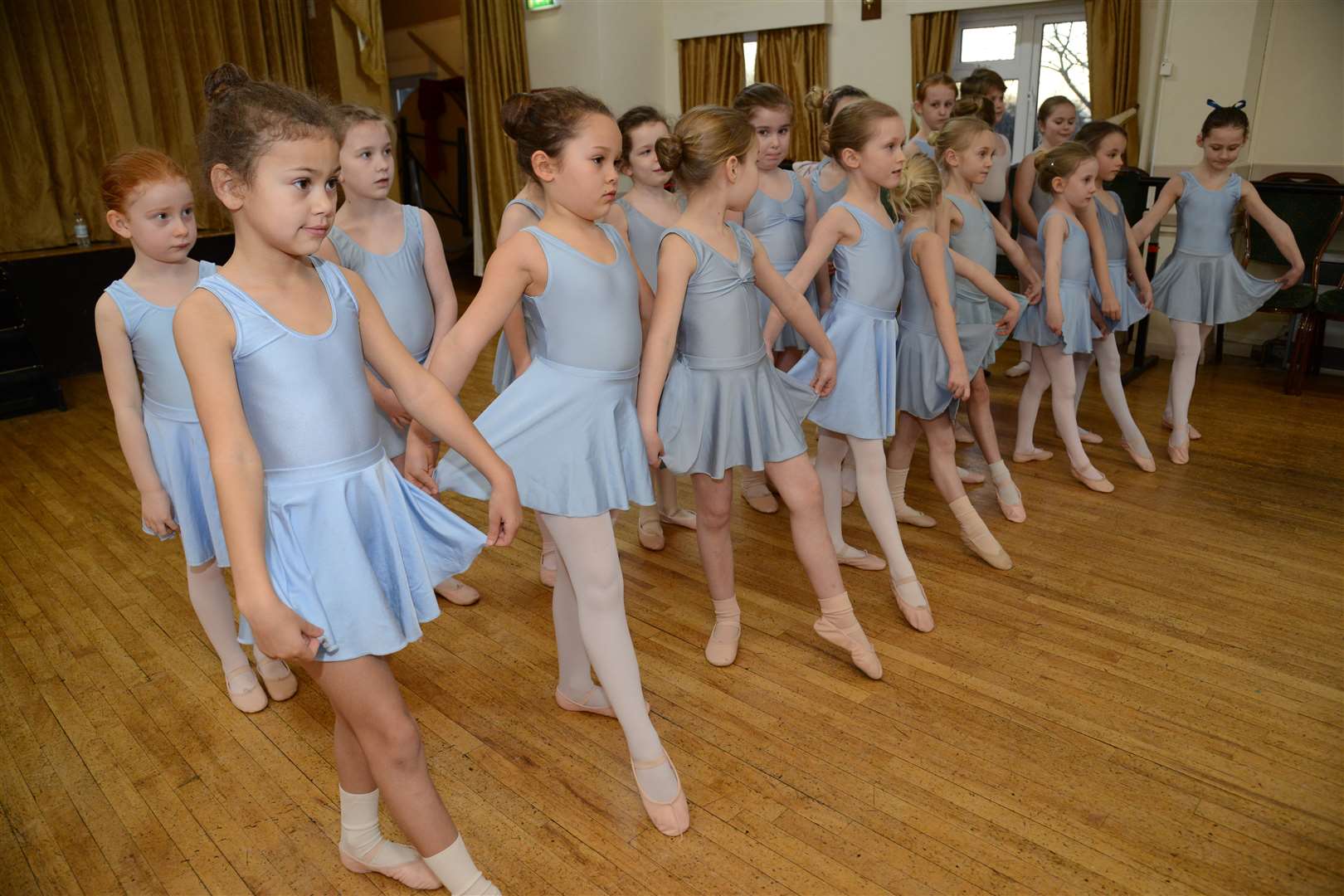 Members of the Tenterden Ballet Studio in action