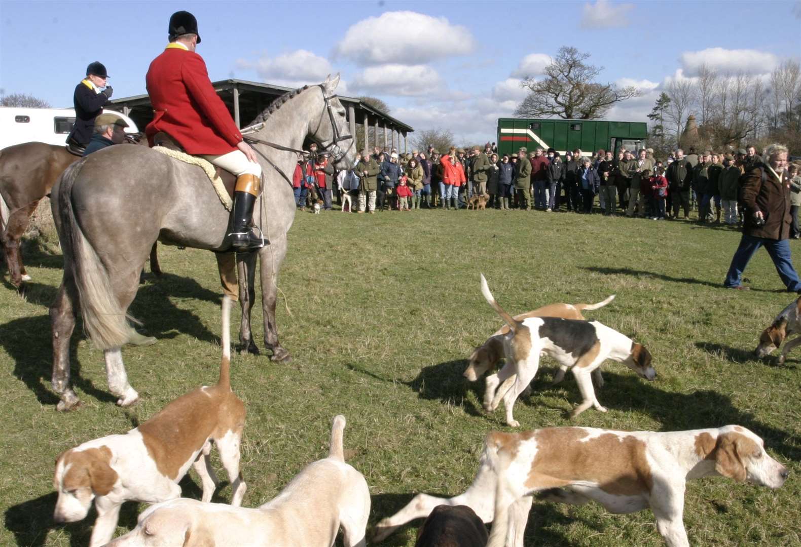 Hunts in Kent have been accused of chasing wildlife. Stock picture