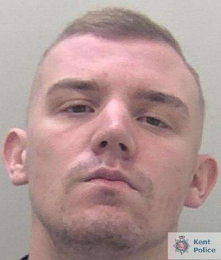 Lewis Squires, from Chorister Crescent, Hoo, has been jailed alongside his father after police seized 6kg of cocaine and a hydraulic press used to form large blocks of the drug. Picture: Kent Police