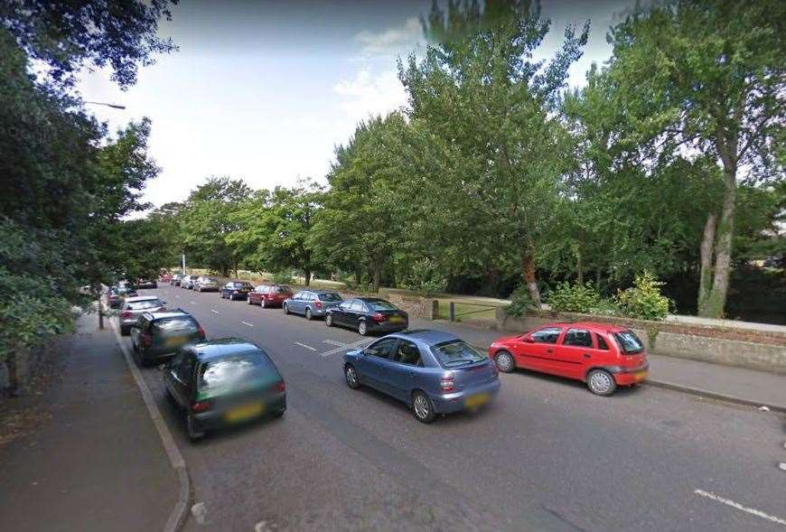 The crash is blocking Dymchurch Road in Hythe. Picture: Google Street View