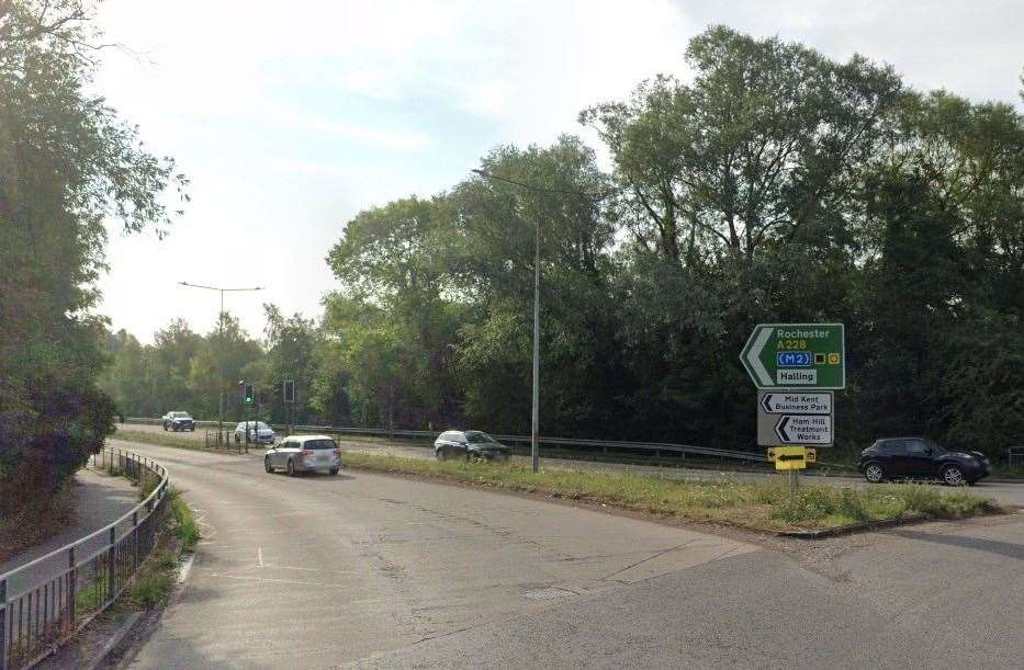 The A228 Snodland Bypass will be shut for more than four weeks. Picture: Google