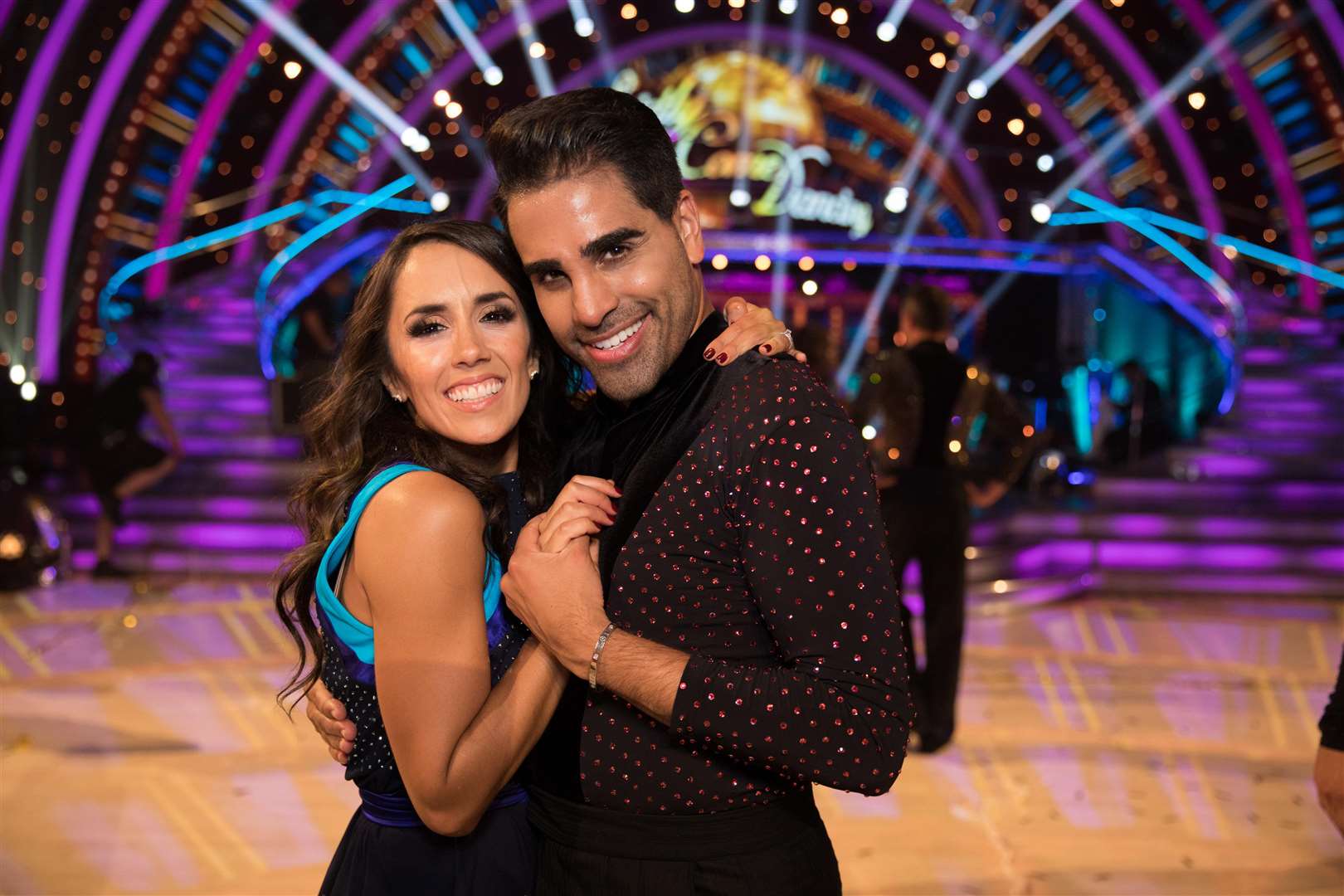 Janette Manrara and Dr Ranj Singh were paired up. BBC - Photographer: Guy Levy (4048745)