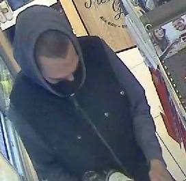 Police want to speak to this man after a number of incidents at a petrol station in Sittingbourne. Picture: Kent Police (43125241)
