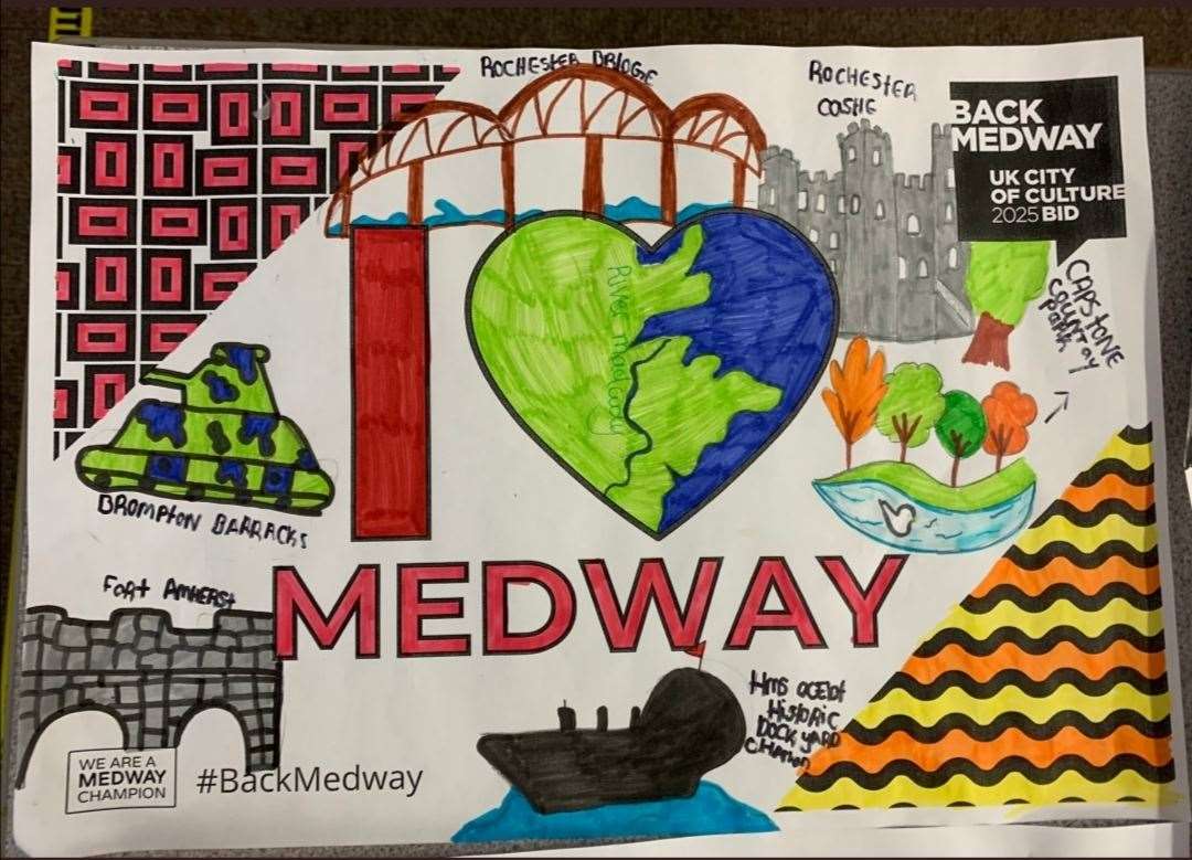 Millie's drawing. Picture: Medway 2025