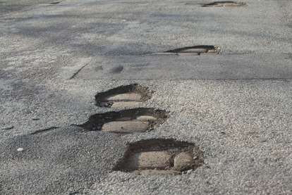 Potholes. Stock pic.