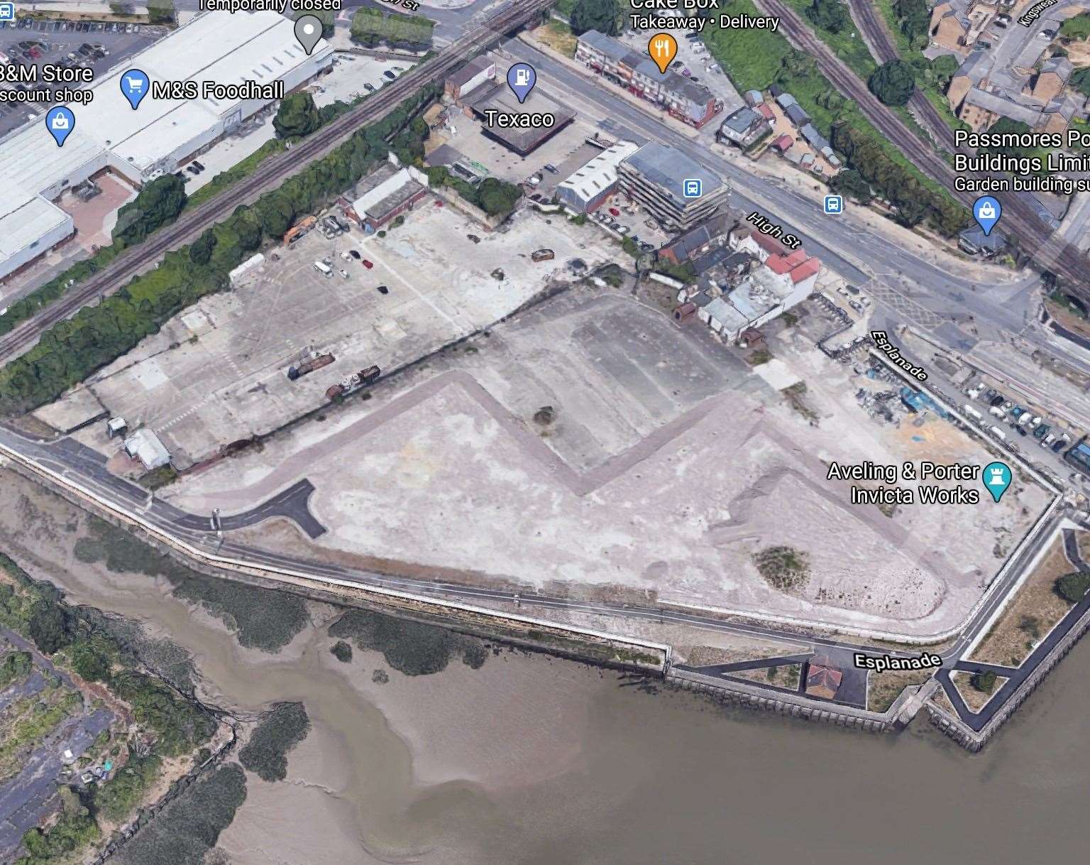 The site of the former civic centre in Strood. Picture: Google Maps
