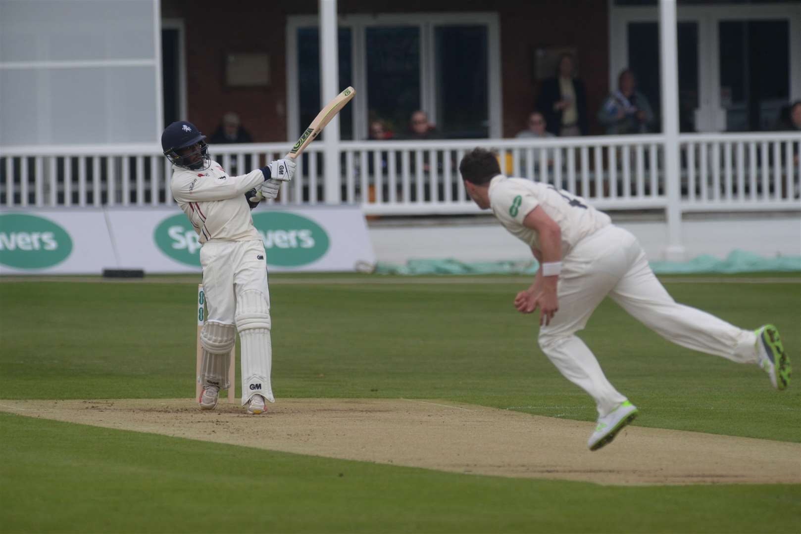 Daniel Bell Drummond on his way to a score of 61. Picture: Chris Davey