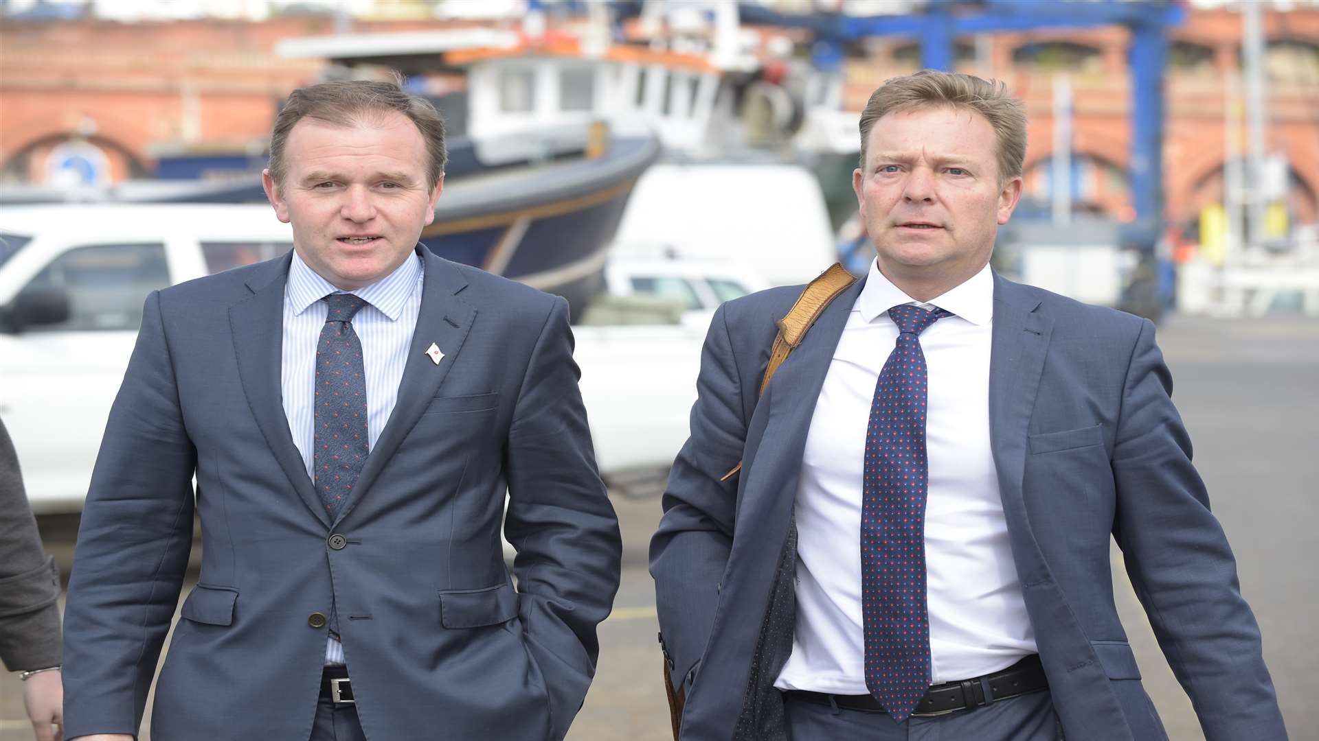 South Thanet MP Craig Mackinlay was joined by George Eustice, Minister of State for the Environment
