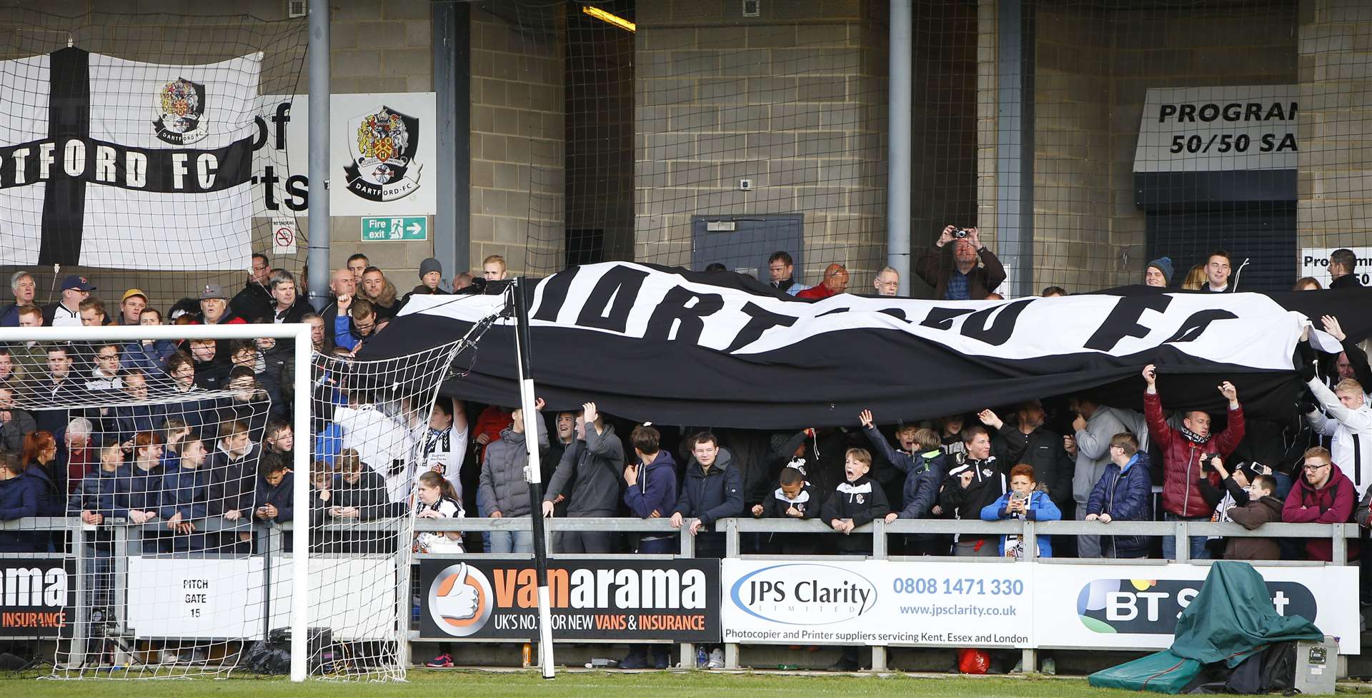 Young fans can watch football for free at Dartford next season. Picture: Andy Jones