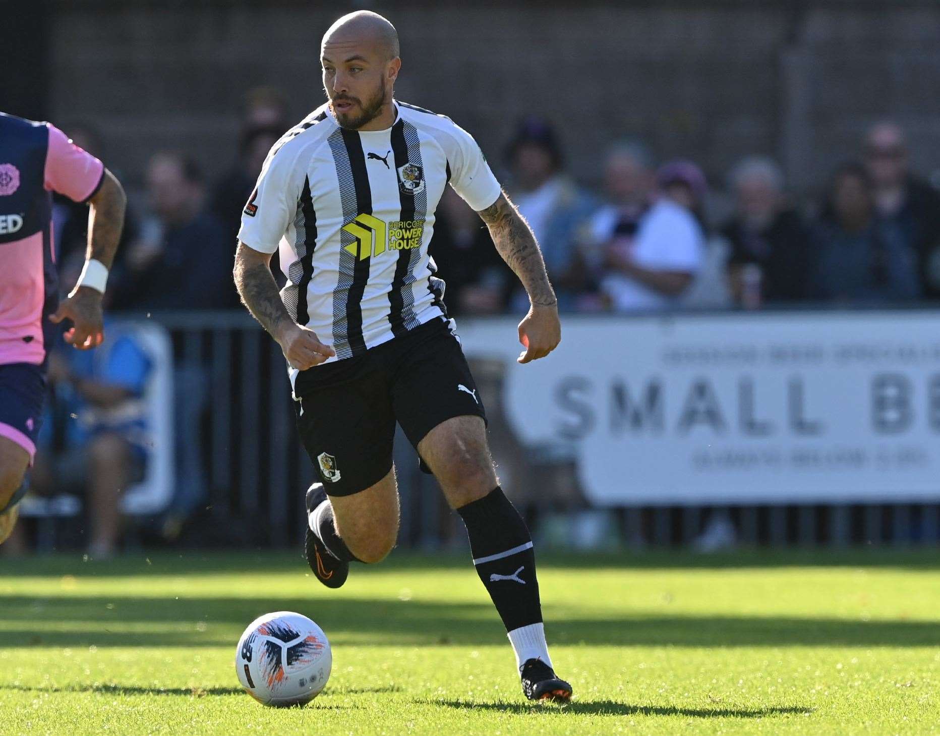 Samir Carruthers netted twice off the bench in Dartford's victory over Braintree. Picture: Keith Gillard