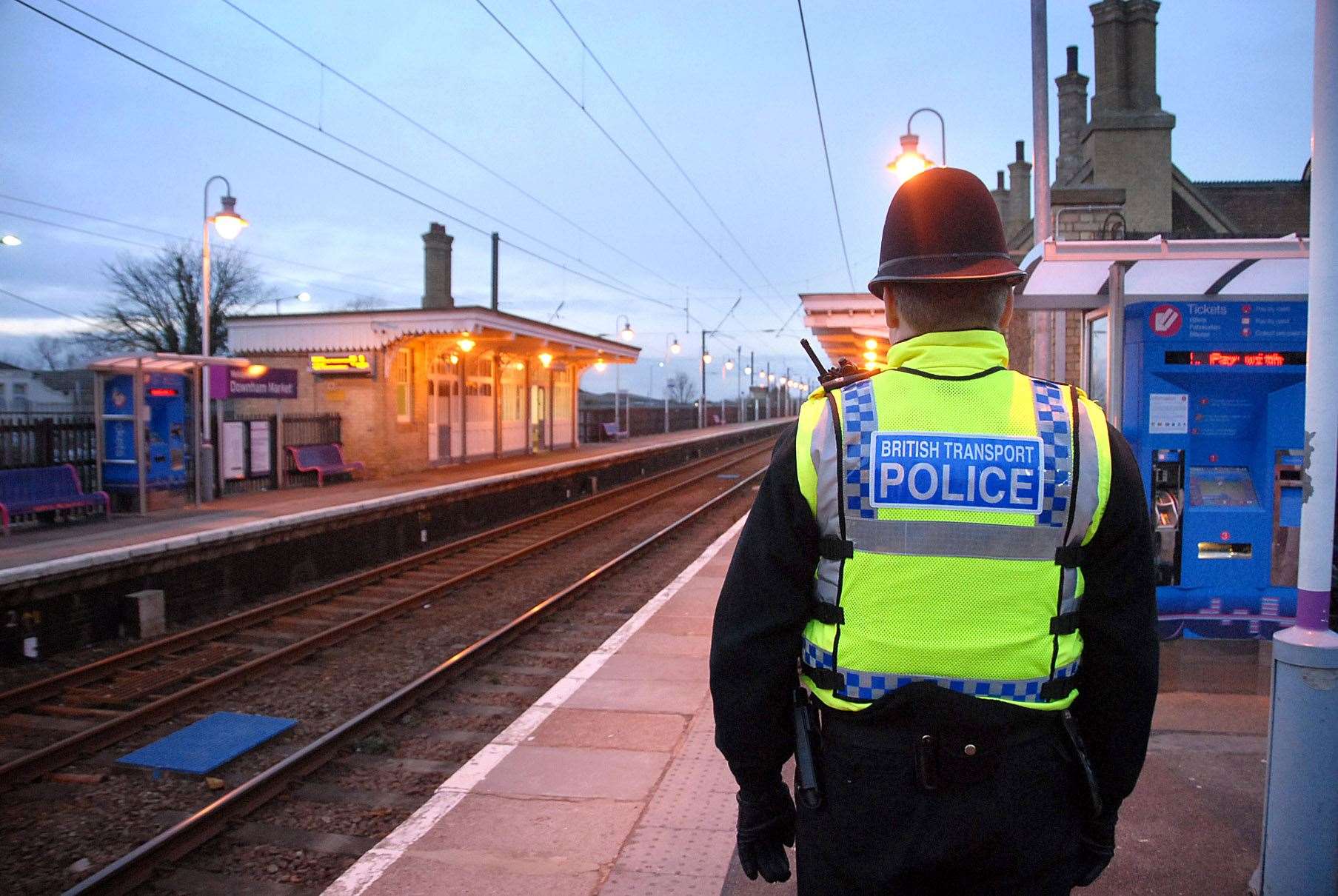 BTP are searching for the individual. Stock Picture