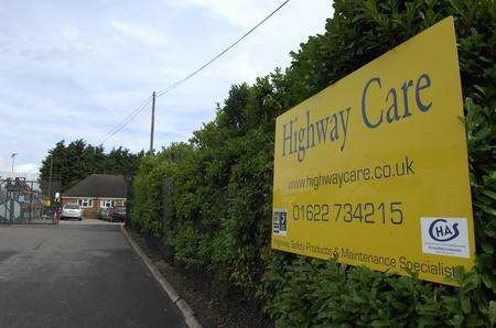 Highway Care, Detling, where Andrew Foster, from Minster, was injured in an explosion in August