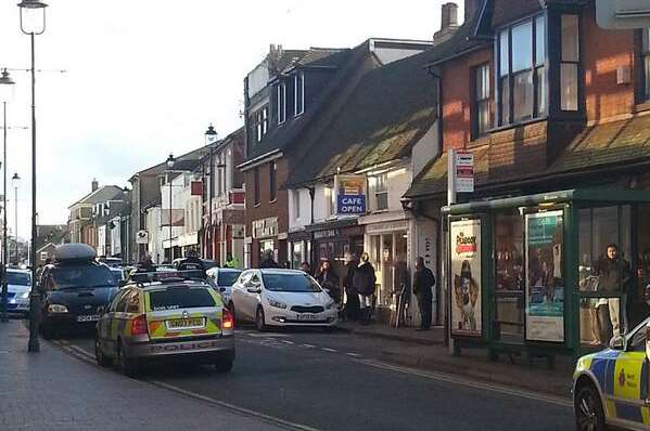 The police chase involved a busy Sittingbourne street