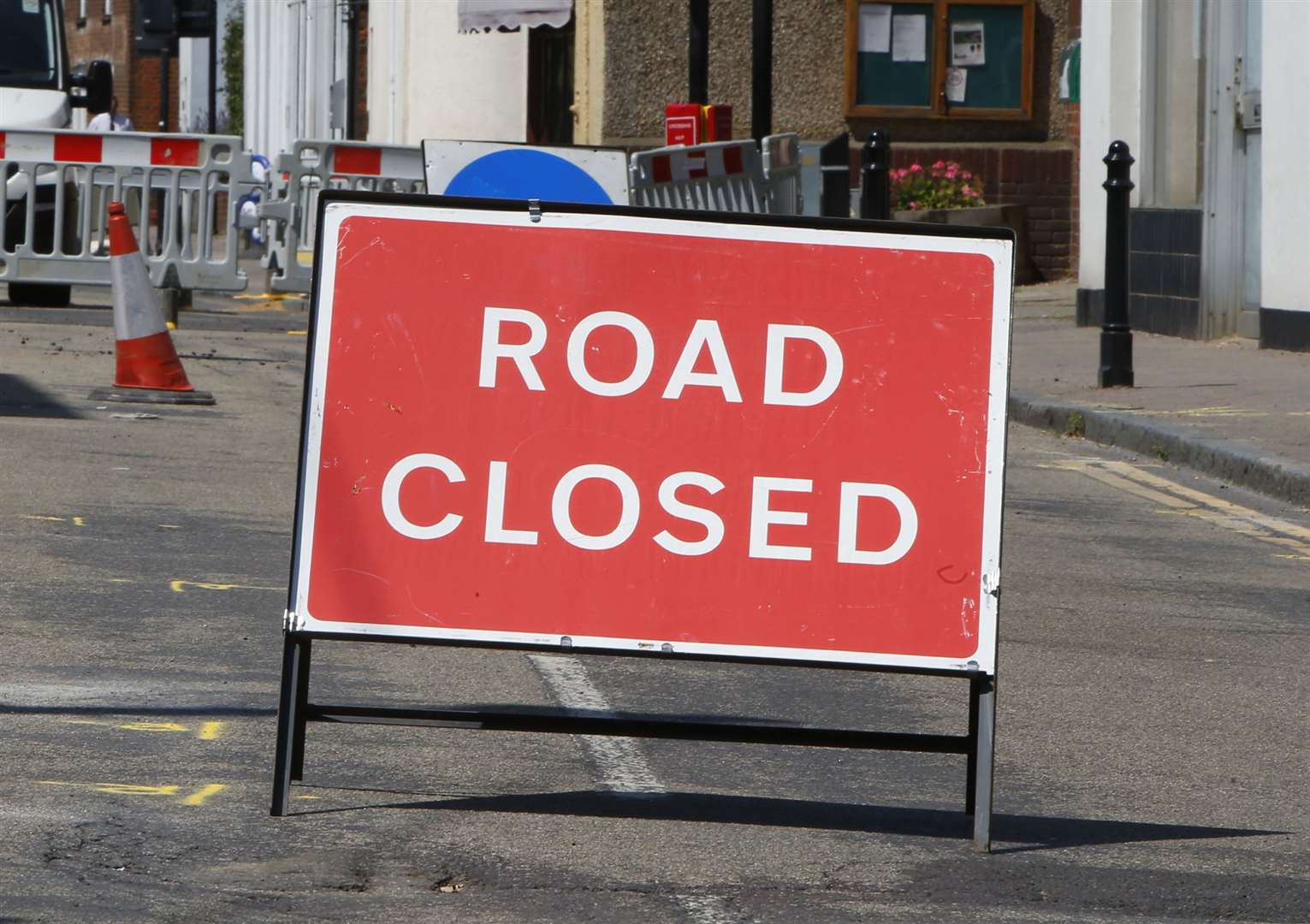 Canterbury Street in Gillingham has been closed in both directions. Picture: Stock/Andy Jones
