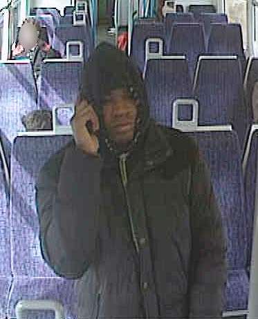 Do you know this man? Police want to talk to him about a robbery on a train near Swanley